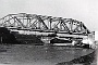 1935 Il nuovo ponte in ferro di Voltabarozzo. A monte il ponte ottocentesco che sarà demolito nel 1938 (Fabio Fusar)